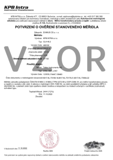 Úřední ověření NN traf <2000 A